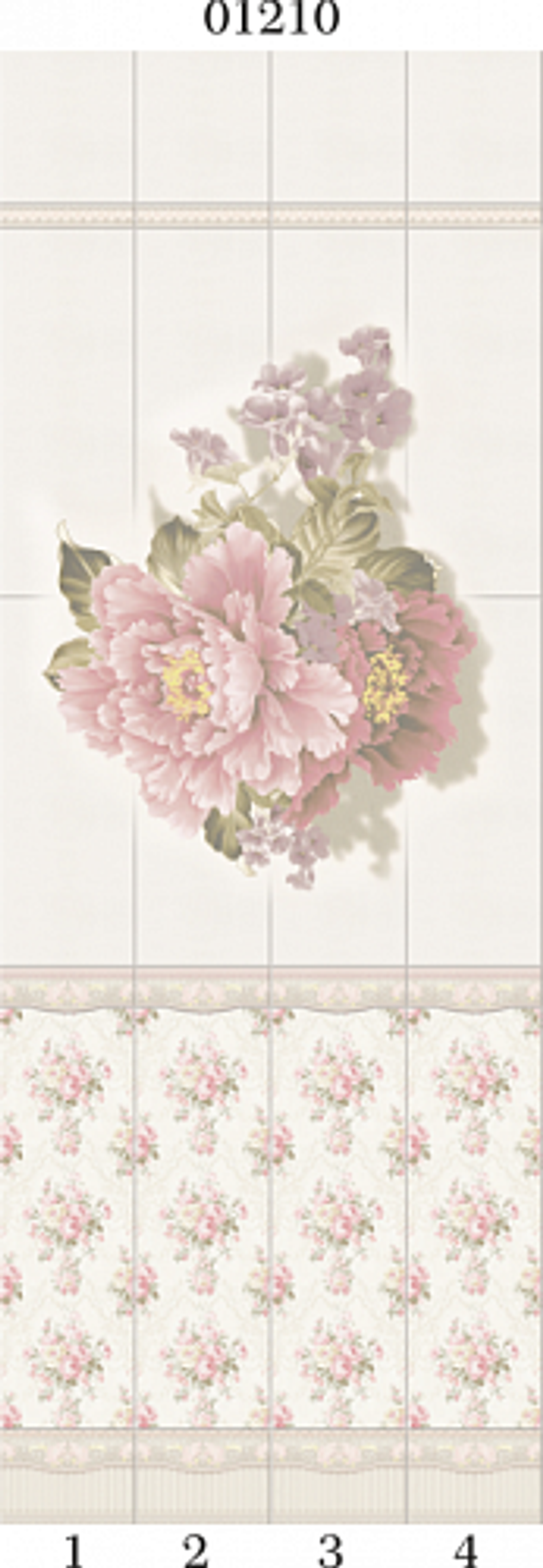 Панель ПВХ фотопечать 3D Panda Прованс 2700х250 мм