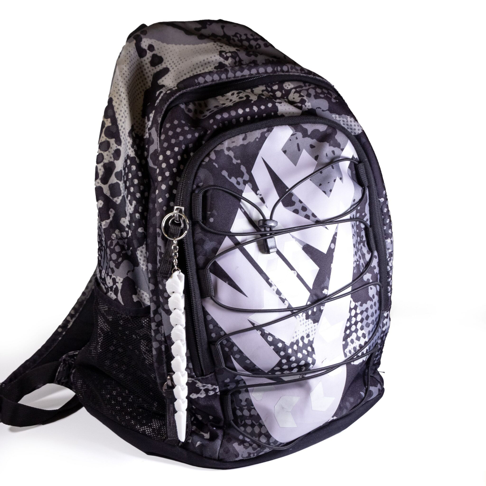 Брелок "Счастливая лапка" на ключи, сумку, портфель, рюкзак, с кольцом и цепочкой, 3Д печать, черная