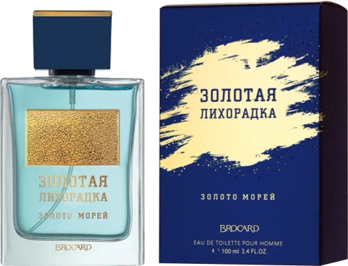 Туалетная вода для мужчин "ЗОЛОТАЯ ЛИХОРАДКА ЗОЛОТО МОРЕЙ" 100мл Россия