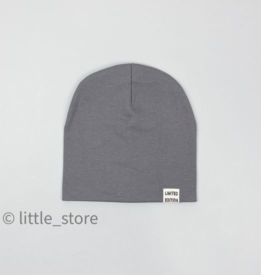 Шапка двухслойная (плотная), Мокрый асфальт