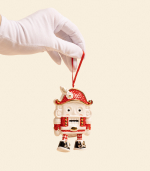 Елочная игрушка – Щелкунчик красный большой | Александра Маврина