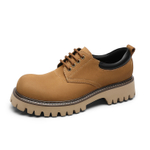GOLDLION Work Boots Men"s Low top Earth Yellow/Black
