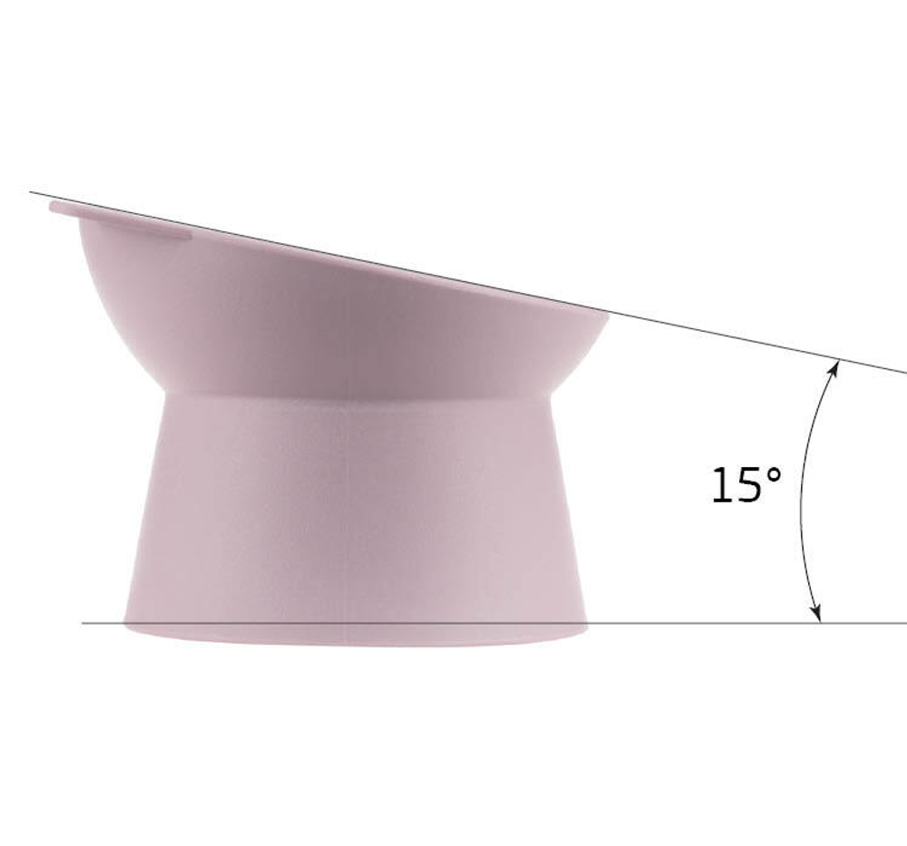 Миска для кормления животных КОТ 0,2л D=13см М1806