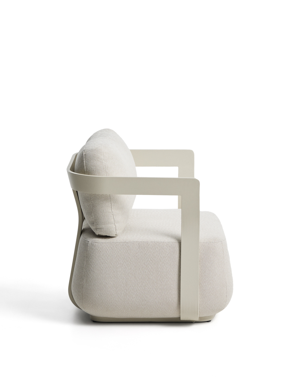 Уличное кресло Tamaris из алюминия цвета экрю