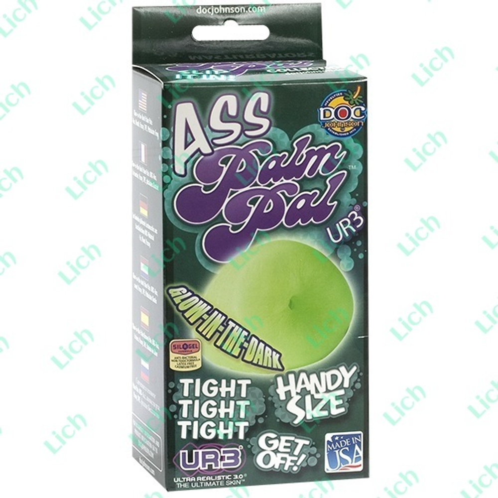 Светящийся анус-мастурбатор PALM PAL