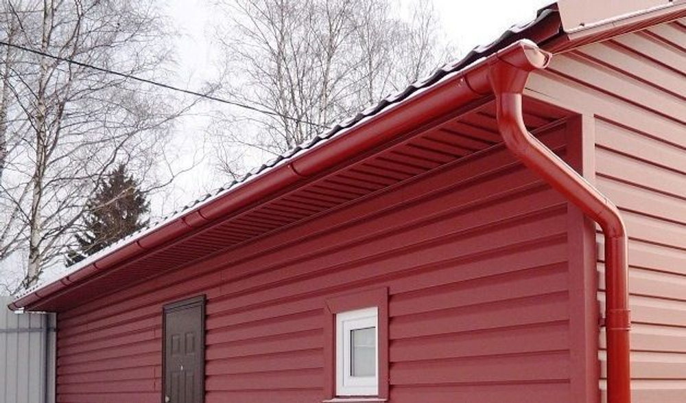 Соеденитель желоба 150/100 (3005 Винно Красный) МП Престиж