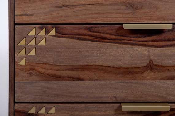 Тумба Triangle, 98х70 см, индийский палисандр