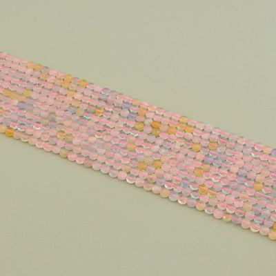 Нитка Морганит 39 см. (Без замка) - Разноцветная