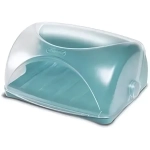 Хлебница пластиковая 31*25см «Грана» бирюзовая C840БИР