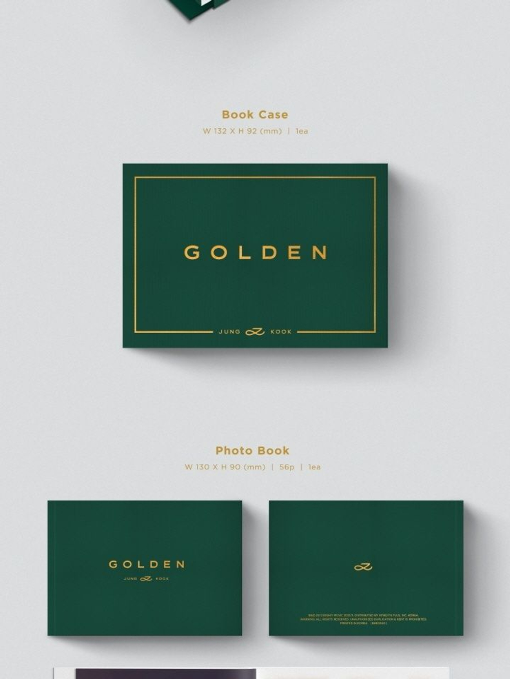 Альбом JUNG KOOK (BTS) - GOLDEN WVS ALBUMS Version