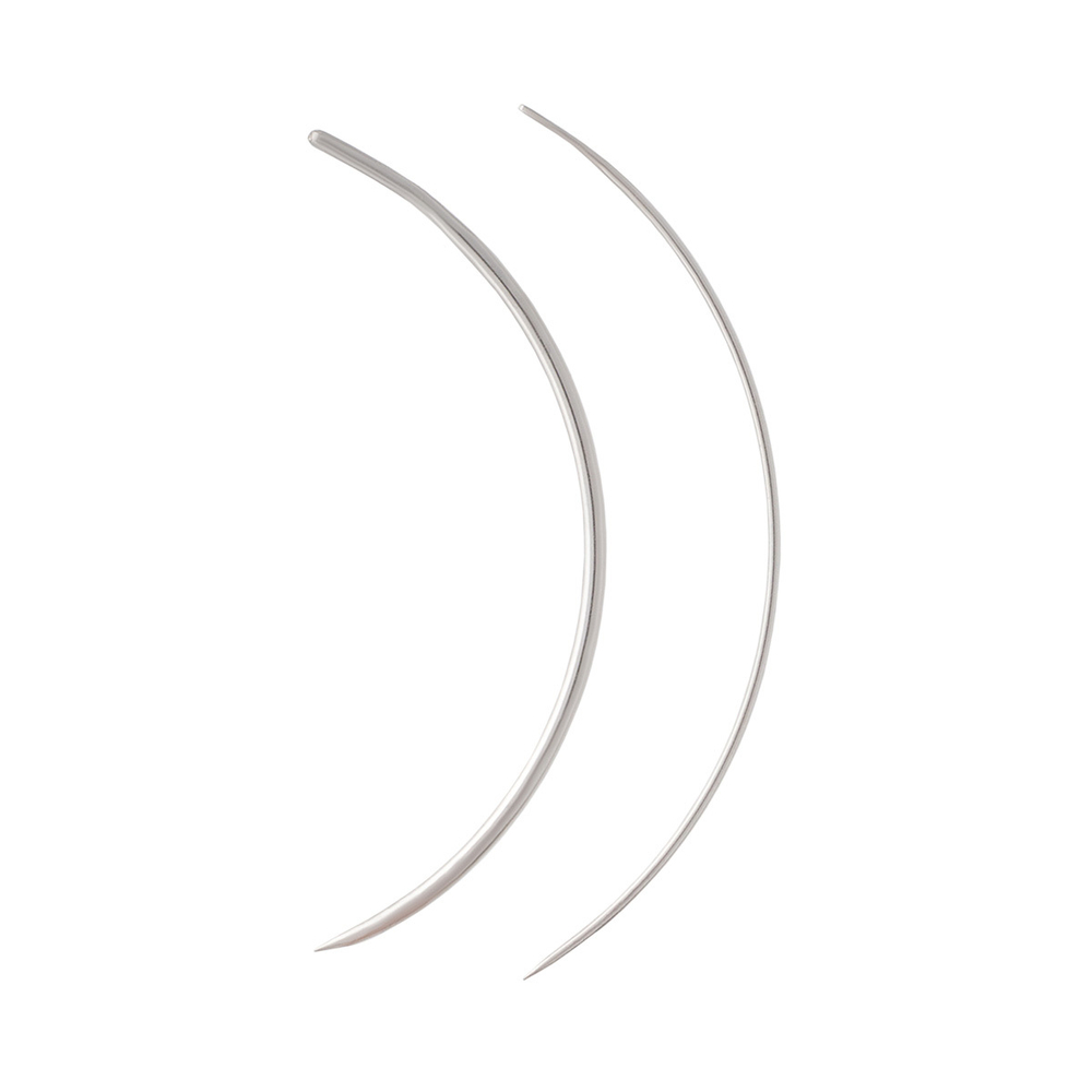 14001 Иглы ручные изогнутые Curved Needles № 4,9, 2шт, PONY