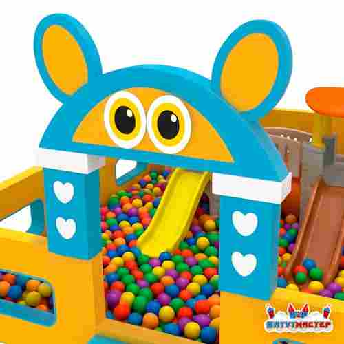 Просторный сухой бассейн «Весёлый Мышонок», 6×5×2,5 м