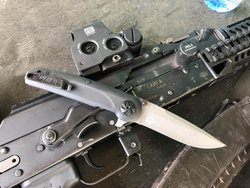 Складной нож Biker Z M390 (Cryo) StoneWash