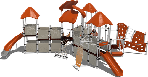 Детский городок Кипр (комплектация 3, паттерн Vector)