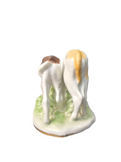 Фарфоровая статуэтка "Телята ясельные" ДФЗ Вербилки
