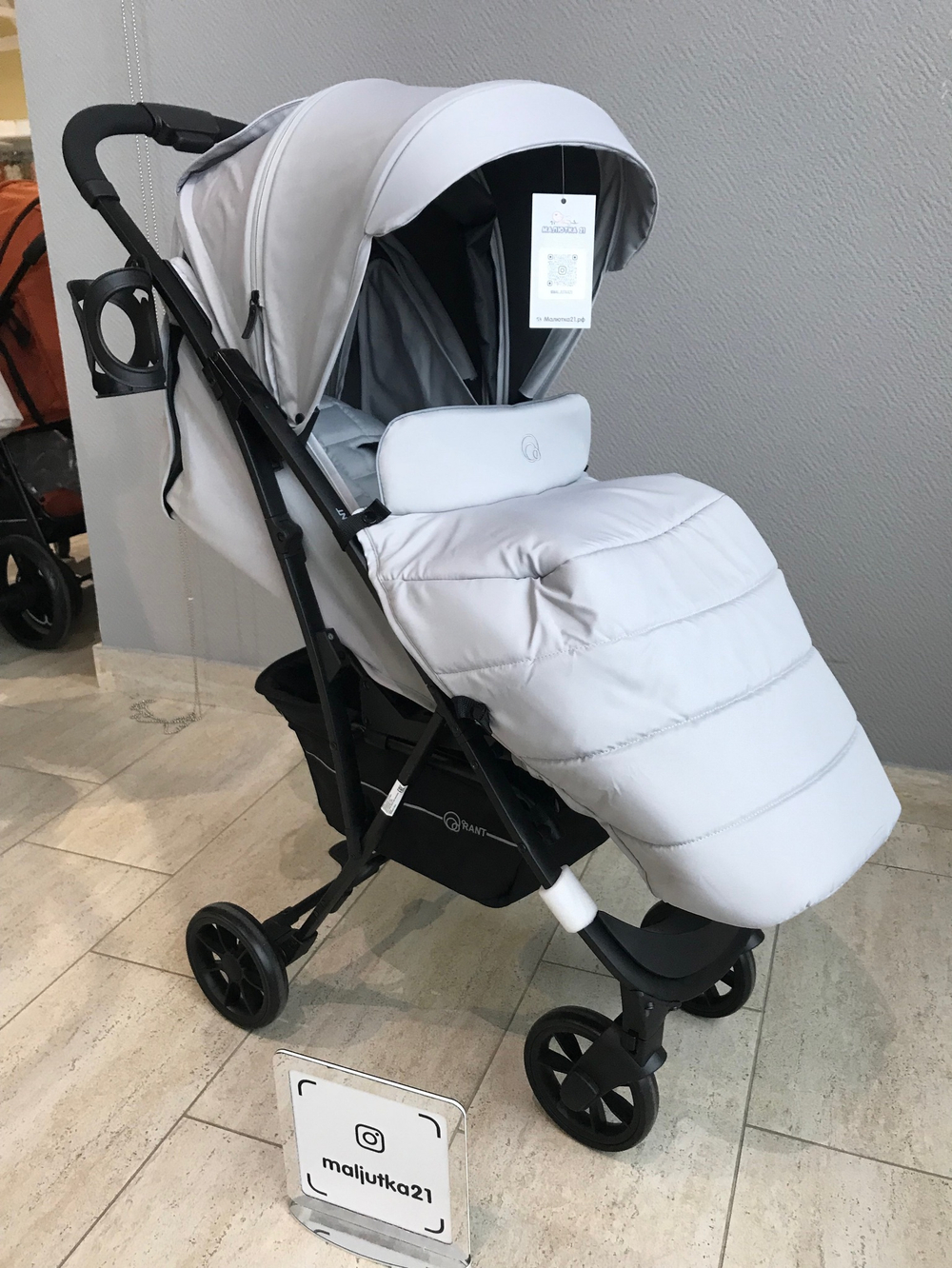 Коляска детская RANT "LARGO" RA054 Silver Grey 2024