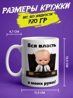 Кружка "Власть в моих руках"