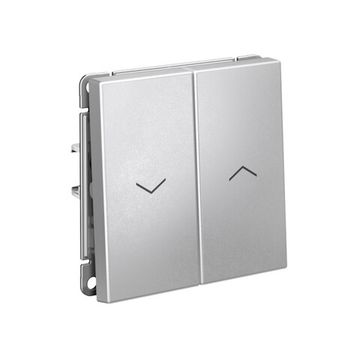 Выключатель для жалюзи 2-кл. ArtGallery 2х (сх. 4) 10А механизм алюм. SE GAL000319