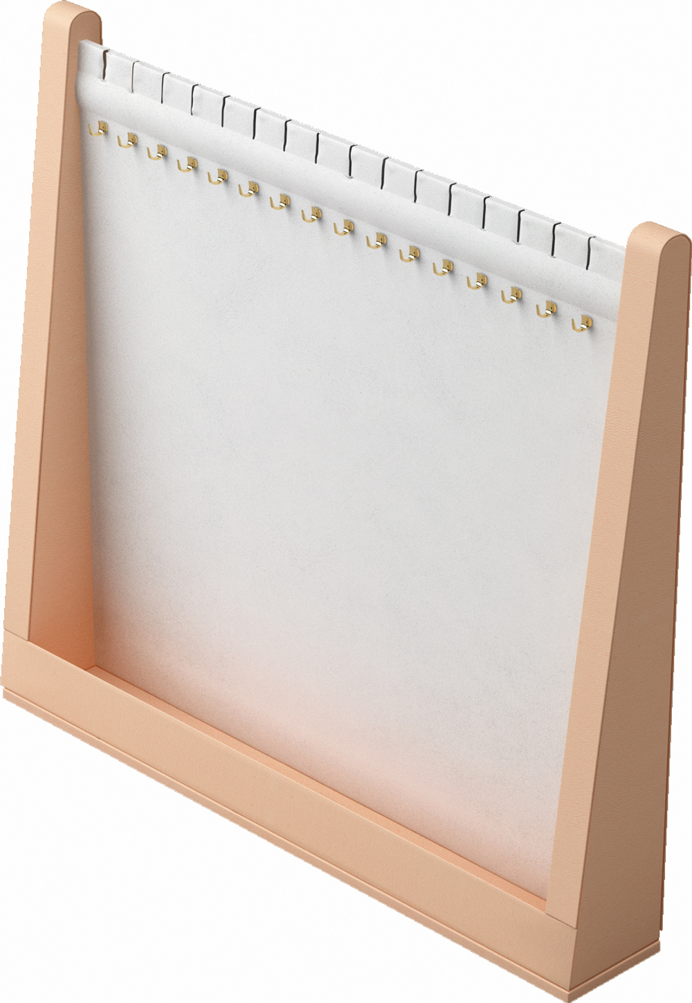 Подставка для 16 цепей/браслетов/вертикальная/крючки/прорези/ф.№4 (липучка)