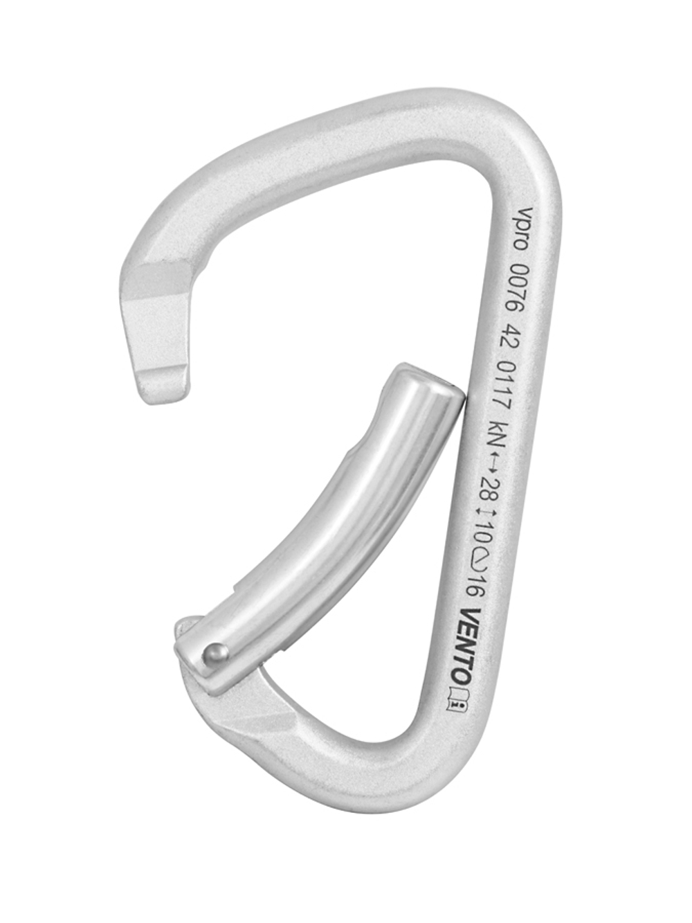 КАРАБИН VENTO OXYGEN СКАЛОЛАЗНЫЙ СТАЛЬНОЙ