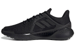 Adidas Climacool Vento Heat.Rdy casual lace-up all-match fabric synthetic leather shock absorption, non-slip, wear-resistant low-cut casual running shoes for men and women with the same style black