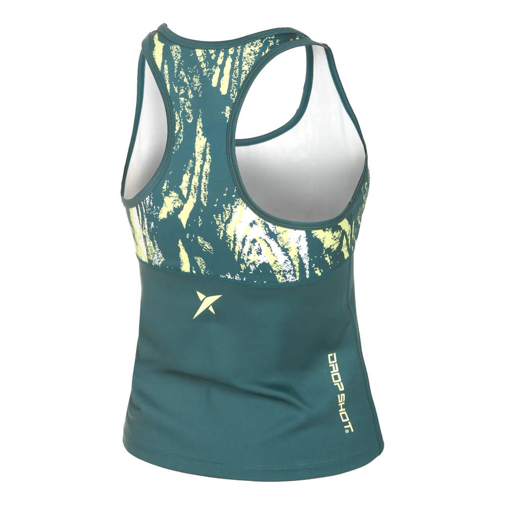 Женская теннисная майка Drop Shot Famara Tank Top Women - Green