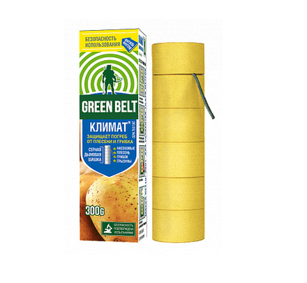 Пестицид Климат серная дымовая шашка GREEN BELT 300гр (1/40)