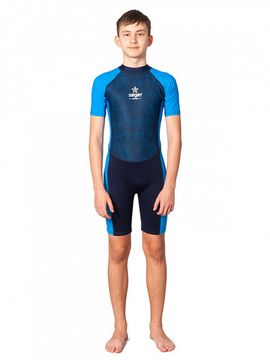 Гидрокостюм детский Sargan Sport 1081/BL 2 мм синий-голубой