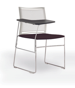 Web стул на полозьях со спинкой-сеткой