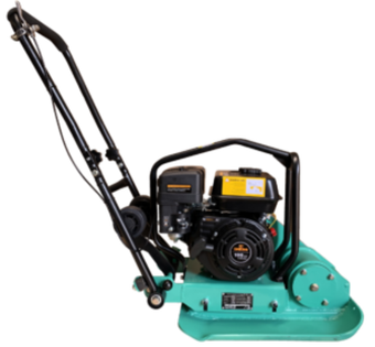 Виброплита бензиновая GIKS PC90D - [80 кг / 12 кН / Dinking DK168F]