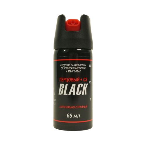 Баллончик аэрозольный "Black" 65 мл. (AC, OC+CS)