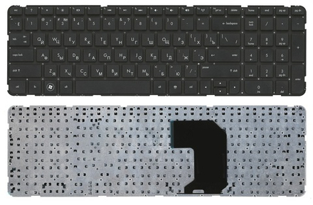 Клавиатура для ноутбука HP G7-2000, G7-2100, G7-2200, G7-2300, Черная, БЕЗ РАМКИ (TOP-90701)