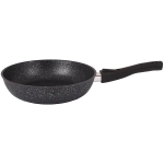 Сковорода 28*6,5см со съемной ручкой «Marble Induction» (темный мрамор) смти282а