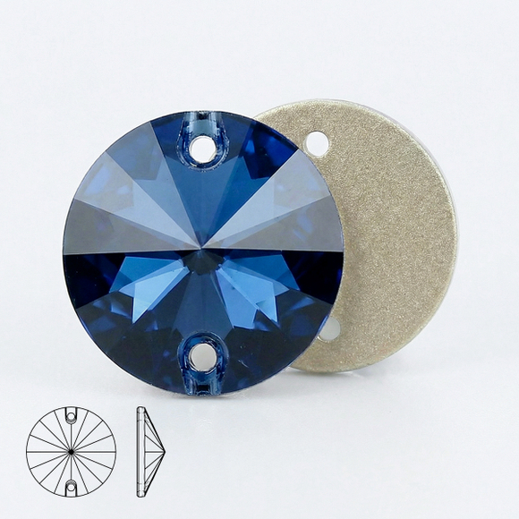 Стразы Rivoli Sapphire