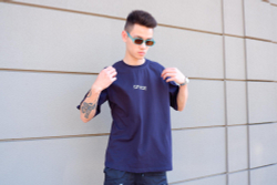 Футболка SPACE OverSize Темно-синий Light