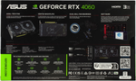 Видеокарта 8Gb PCI-E GDDR6 ASUS DUAL-RTX4060-O8G-EVO (RTL) HDMI+3xDP GeForce RTX4060