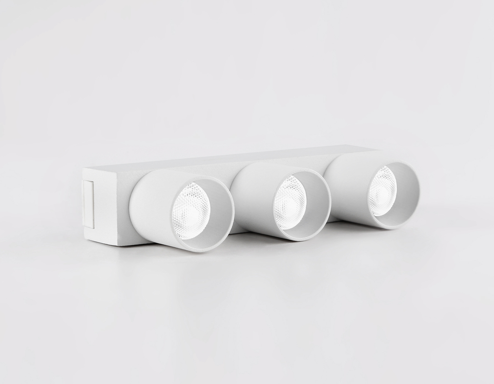 Светильник светодиодный трековый для шинопровода Magnetic Ultra Slim GV1503/3 WH белый IP20 6W 4200K 48V 24° 122*26*55