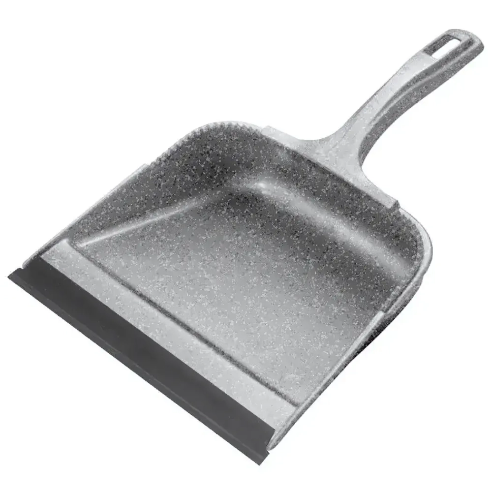 Совок квадратный Grenada с кромкой (гранит светло-серый)