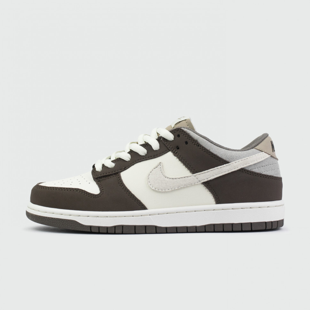 кроссовки Nike Dunk Low Brown / White SteamBoy
