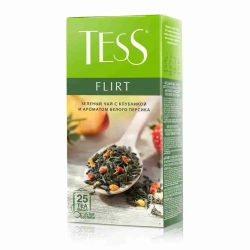 Чай в пакетиках зеленый Tess Flirt, 25 шт