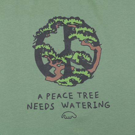 Лонгслив Anteater Peace Tree (green)