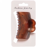 Заколка-краб для волос на блистере «Gold Collection - Vita», микс 3 цвета, 6см