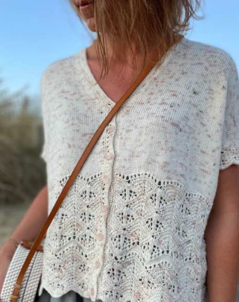 Описание по вязанию кардигана спицами "Bogota"