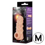 Насадка Nude Sleeve с венами телесная TPE KOKOS NS-004-M