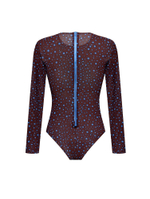 Купальник СКАТ с рукавами Глубокий океан