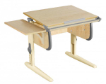 Растущая парта Дэми СУТ 24 с короткой боковой полкой СУТ.24.290 (1020×610 мм)