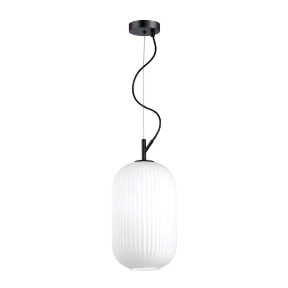 4751/1 PENDANT ODL21 489 белый/черный Подвес E27 60W ROOFI