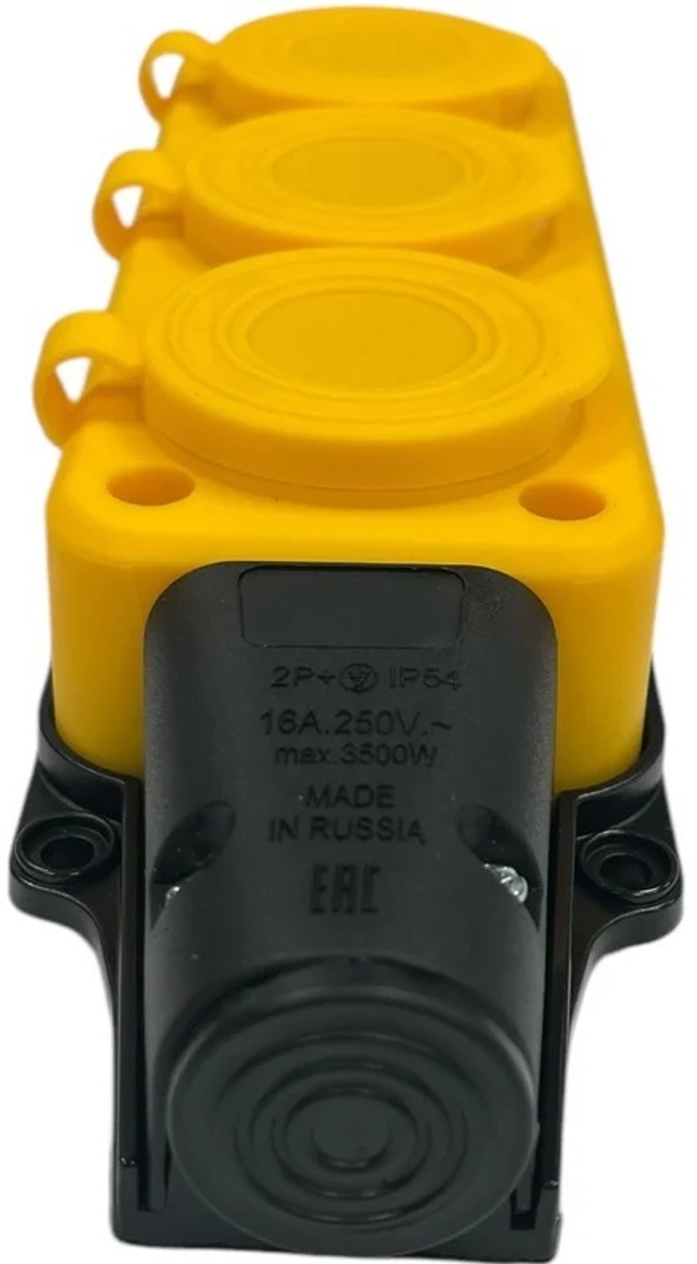 Удлинитель силовой iTOK i-CONNECT-COLOR-SUR-KG-315-3-54-30-YELLOW