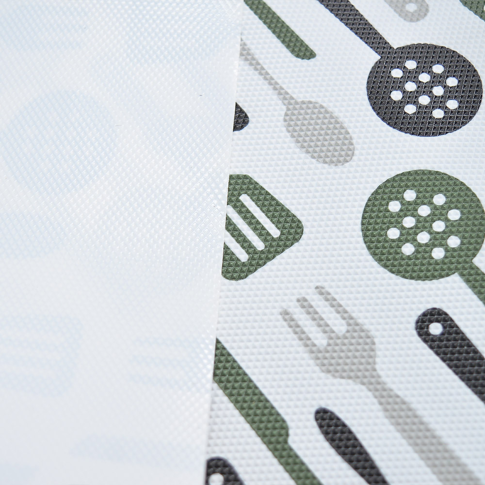 Термоскатерть 60*120см, Ложки-вилки, серо-черная