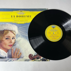 Винтажная виниловая пластинка LP G. Puccini, Pilar Lorengar, Rita Streich, S ndor Konya, Dietrich Fischer Dieskau La Boheme Опера Богема Пуччини (Германия 1962)
